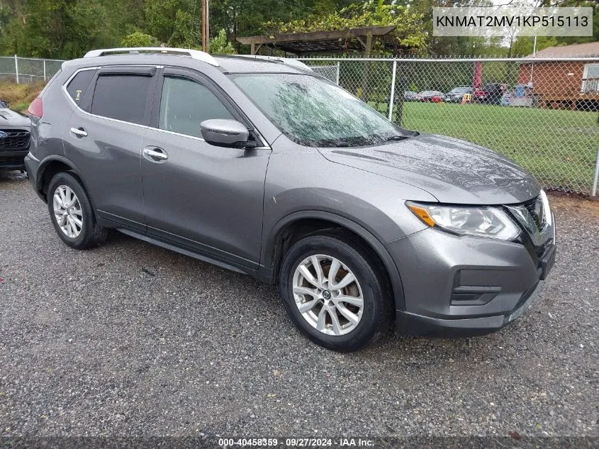 KNMAT2MV1KP515113 2019 Nissan Rogue Sv