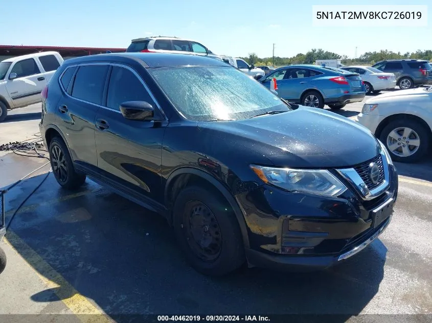 2019 Nissan Rogue S VIN: 5N1AT2MV8KC726019 Lot: 40462019