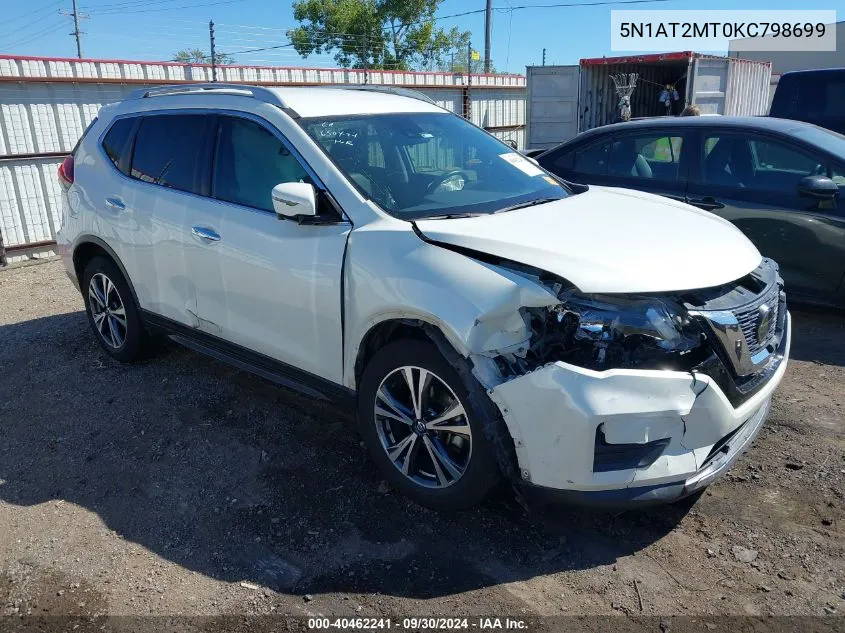 5N1AT2MT0KC798699 2019 Nissan Rogue Sv