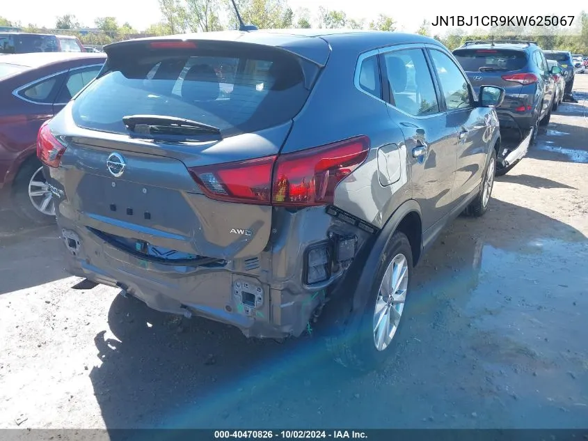 JN1BJ1CR9KW625067 2019 Nissan Rogue Sport S