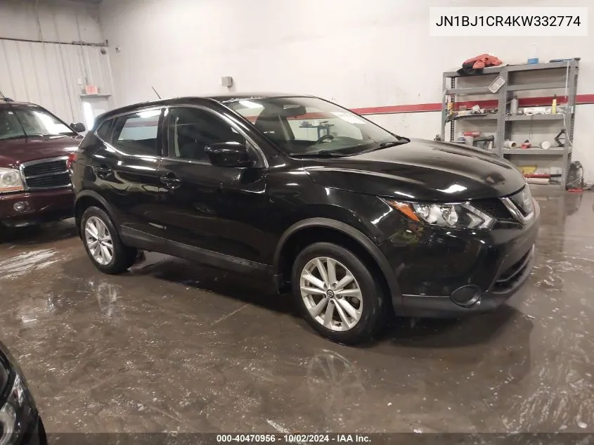 JN1BJ1CR4KW332774 2019 Nissan Rogue Sport S