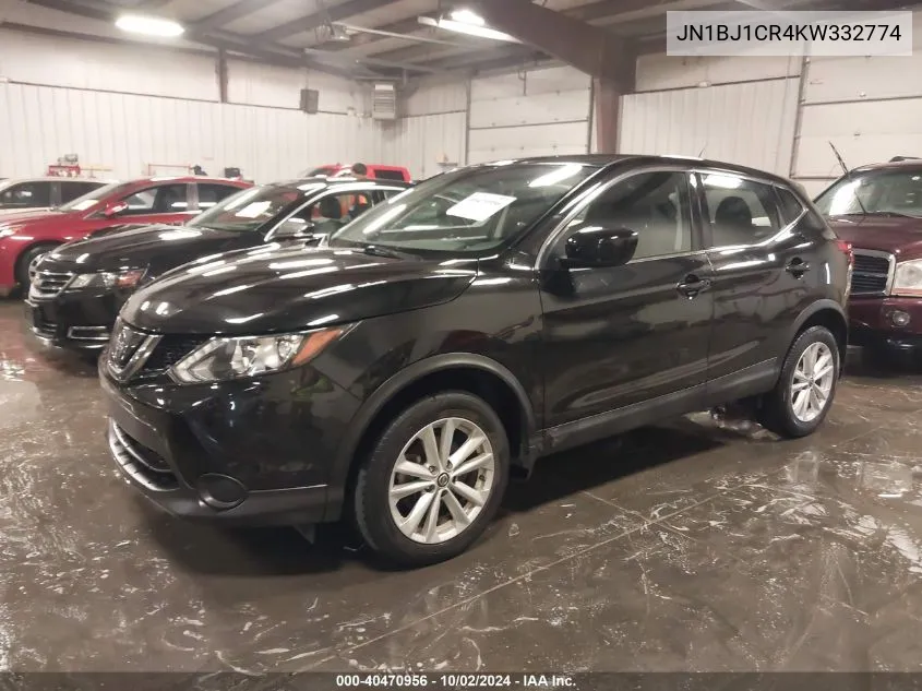 2019 Nissan Rogue Sport S VIN: JN1BJ1CR4KW332774 Lot: 40470956