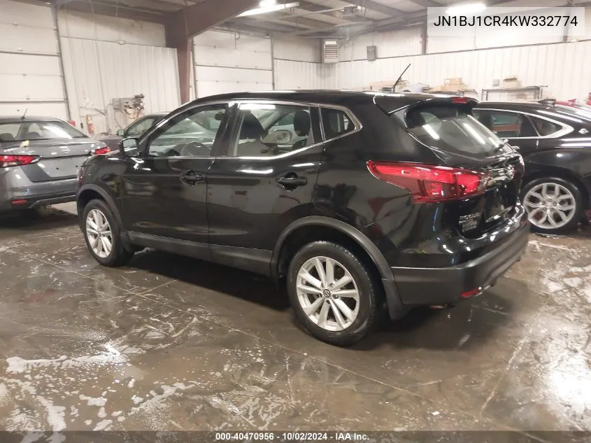 2019 Nissan Rogue Sport S VIN: JN1BJ1CR4KW332774 Lot: 40470956