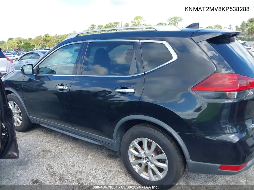 KNMAT2MV8KP538288 2019 Nissan Rogue S/Sv