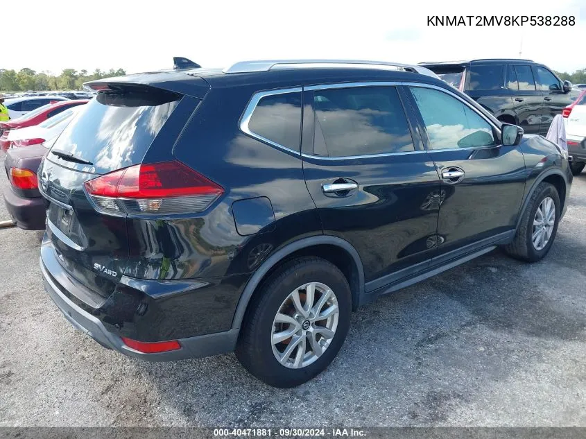 KNMAT2MV8KP538288 2019 Nissan Rogue S/Sv