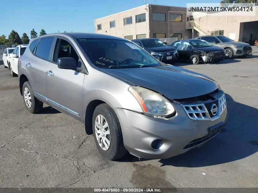 2019 Nissan Rogue S VIN: JN8AT2MT5KW504124 Lot: 40475503