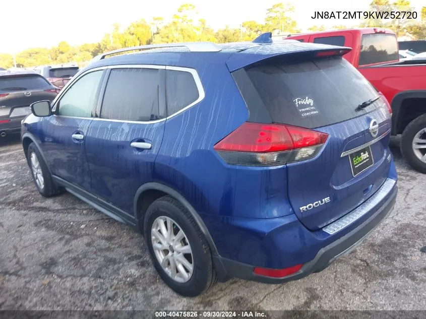 JN8AT2MT9KW252720 2019 Nissan Rogue S/Sv