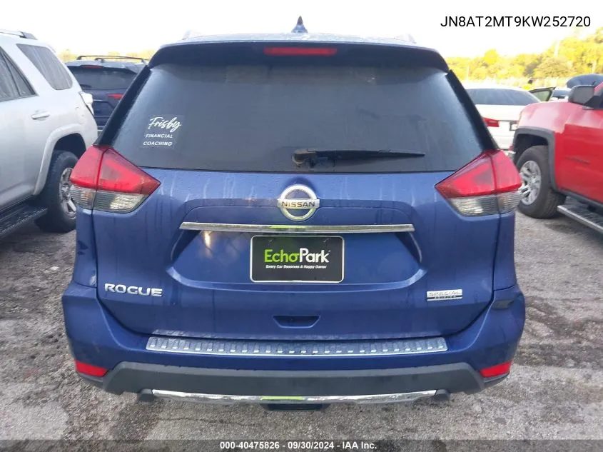 JN8AT2MT9KW252720 2019 Nissan Rogue S/Sv