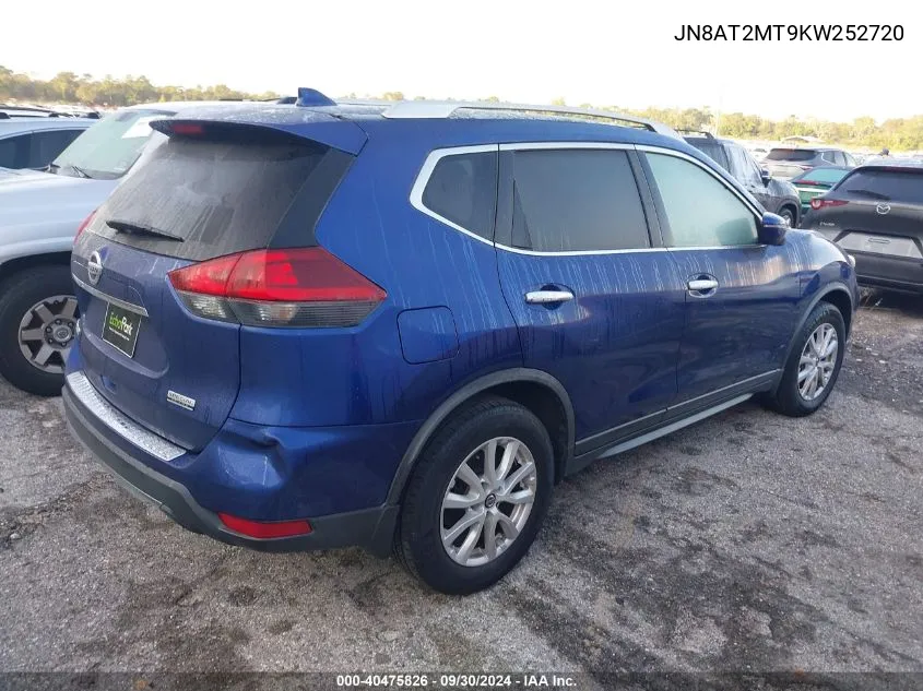 JN8AT2MT9KW252720 2019 Nissan Rogue S/Sv