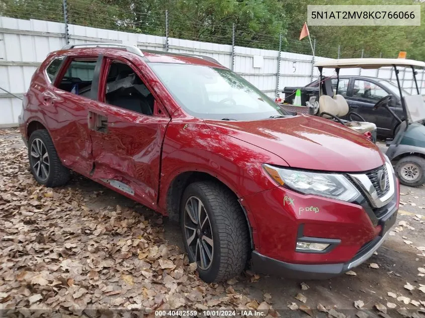 2019 Nissan Rogue S/Sl/Sv VIN: 5N1AT2MV8KC766066 Lot: 40482559