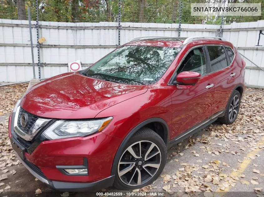 5N1AT2MV8KC766066 2019 Nissan Rogue S/Sl/Sv