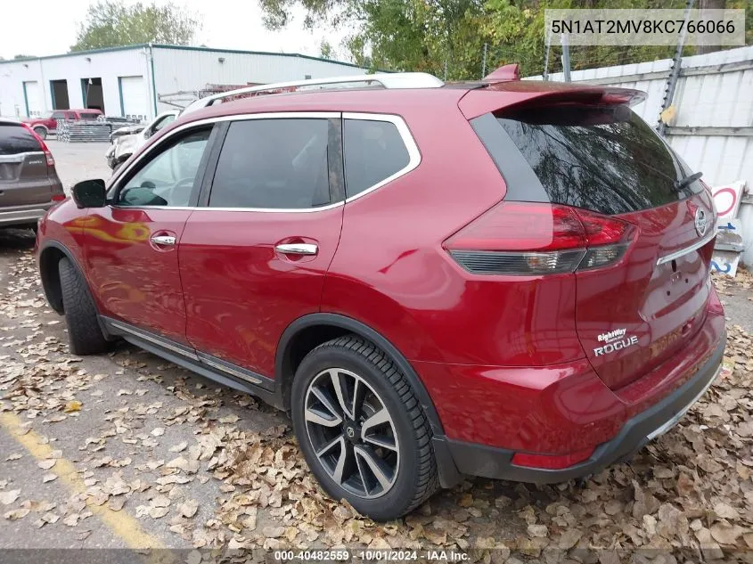 5N1AT2MV8KC766066 2019 Nissan Rogue S/Sl/Sv