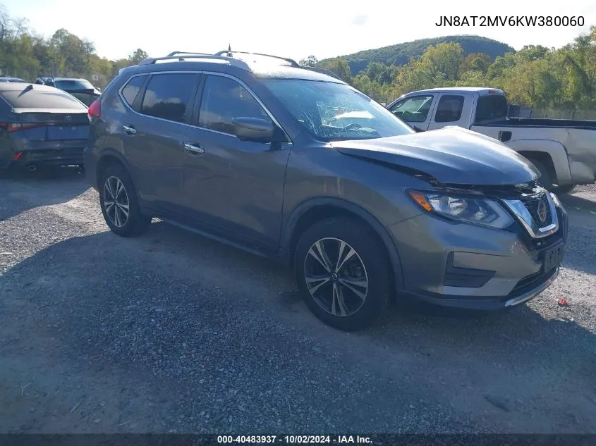 JN8AT2MV6KW380060 2019 Nissan Rogue Sv