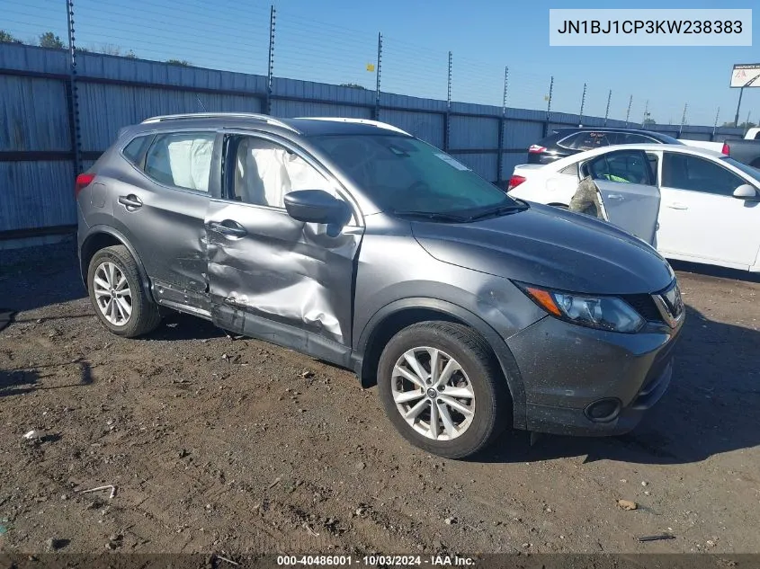 2019 Nissan Rogue Sport Sv VIN: JN1BJ1CP3KW238383 Lot: 40486001