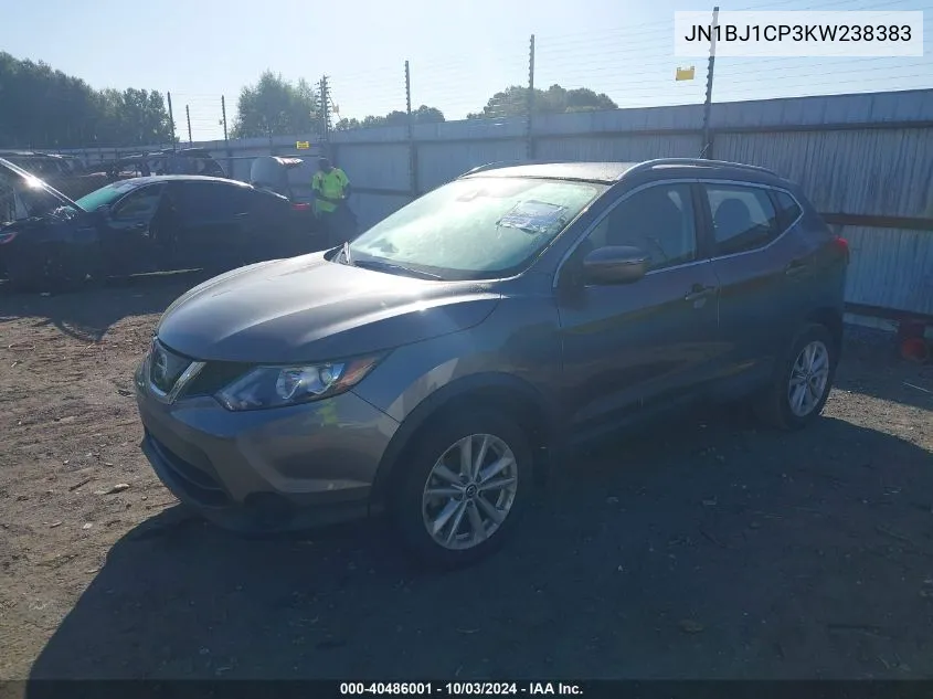 2019 Nissan Rogue Sport Sv VIN: JN1BJ1CP3KW238383 Lot: 40486001