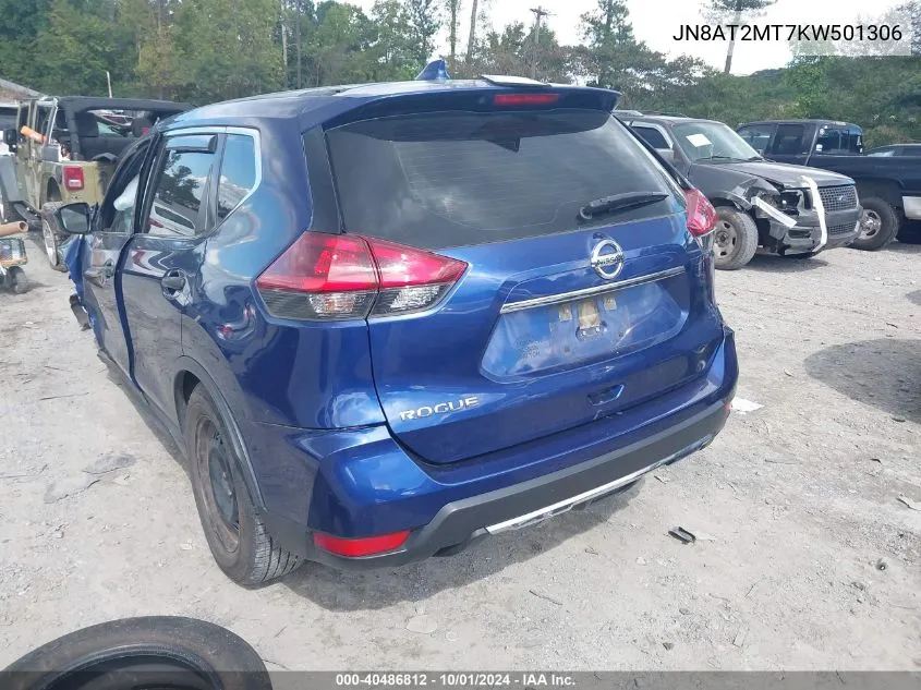 JN8AT2MT7KW501306 2019 Nissan Rogue S