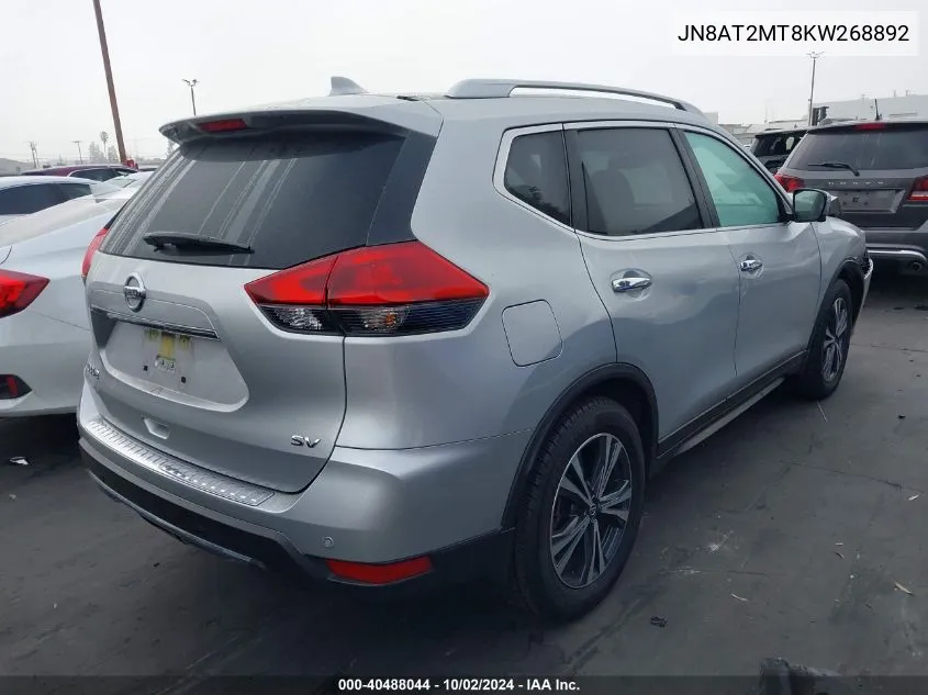 JN8AT2MT8KW268892 2019 Nissan Rogue Sv