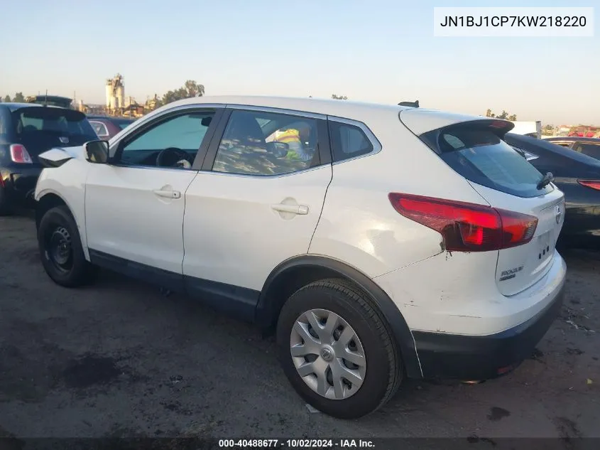 2019 Nissan Rogue Sport S VIN: JN1BJ1CP7KW218220 Lot: 40488677