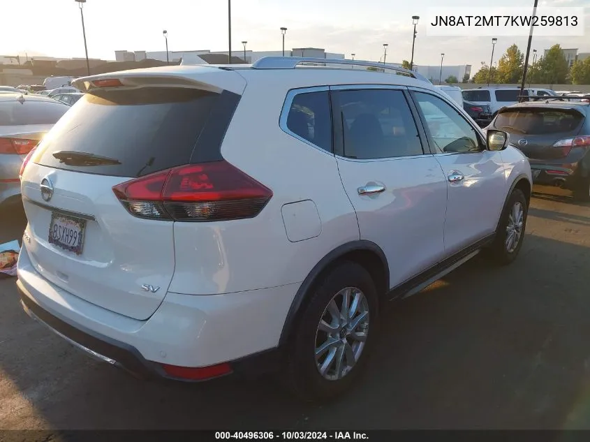 JN8AT2MT7KW259813 2019 Nissan Rogue Sv