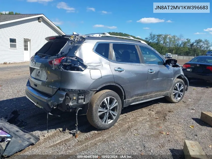 2019 Nissan Rogue Sv VIN: JN8AT2MV1KW396683 Lot: 40497856