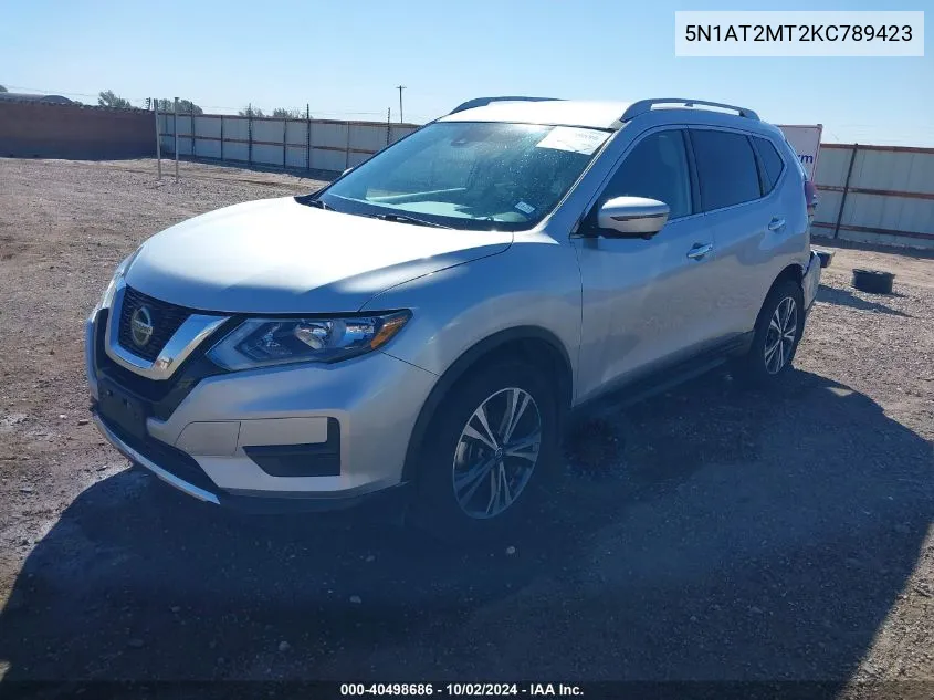 5N1AT2MT2KC789423 2019 Nissan Rogue Sv