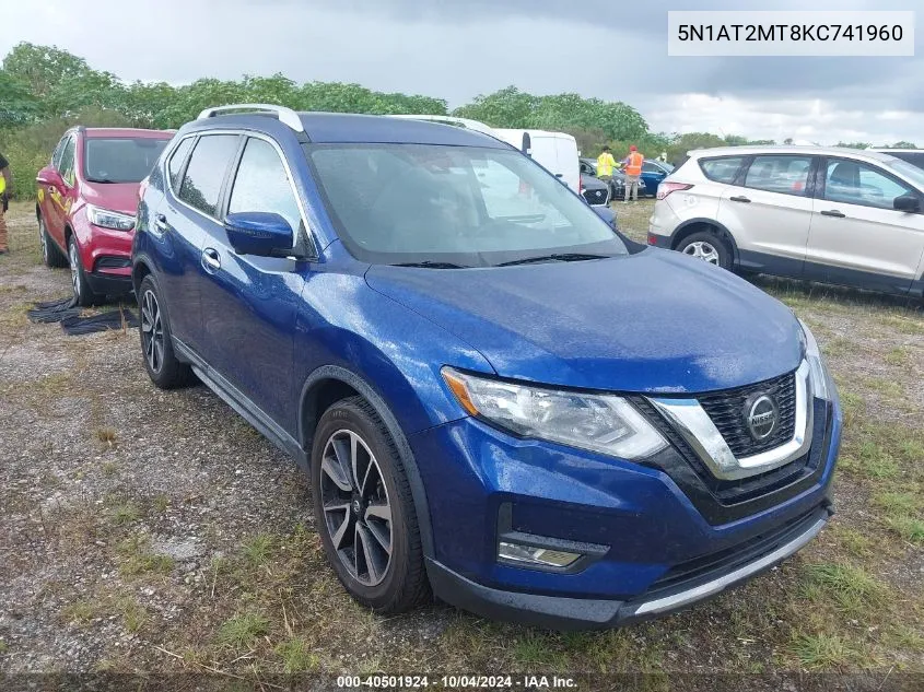 5N1AT2MT8KC741960 2019 Nissan Rogue Sl