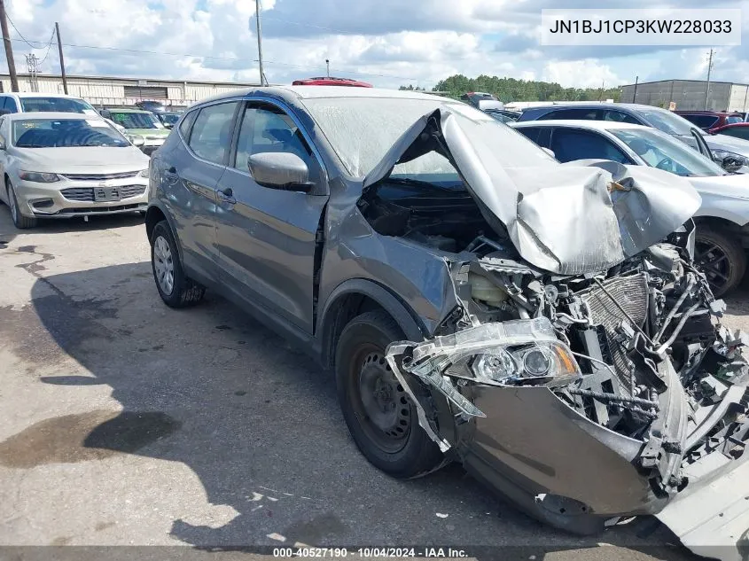 2019 Nissan Rogue Sport S VIN: JN1BJ1CP3KW228033 Lot: 40527190