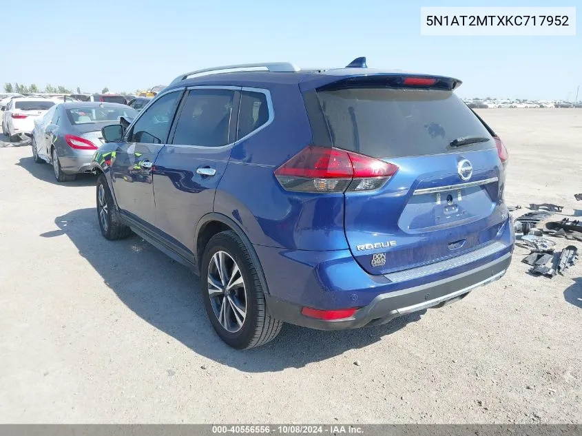 5N1AT2MTXKC717952 2019 Nissan Rogue Sv