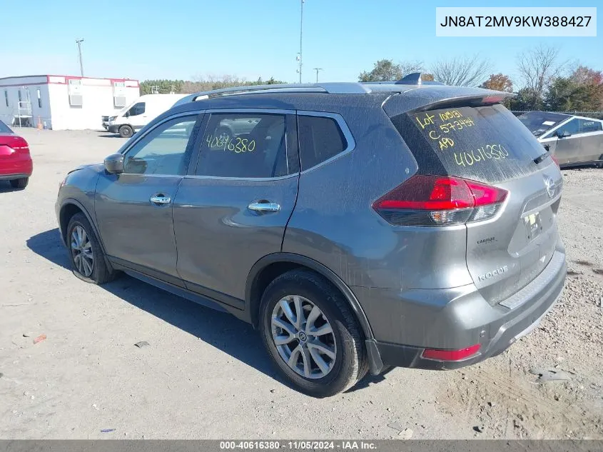 JN8AT2MV9KW388427 2019 Nissan Rogue Sv