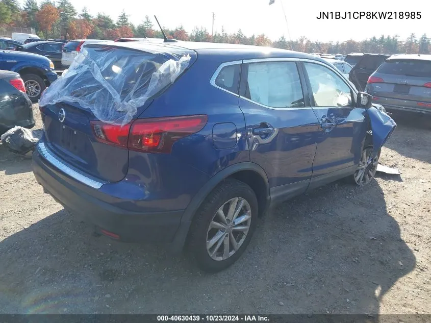 JN1BJ1CP8KW218985 2019 Nissan Rogue Sport S