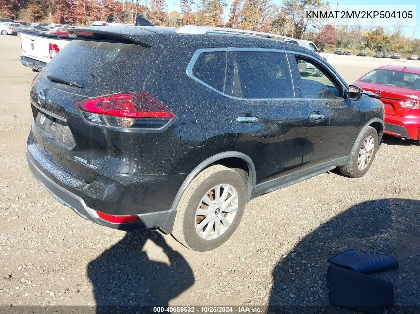 2019 Nissan Rogue S VIN: KNMAT2MV2KP504105 Lot: 40659532