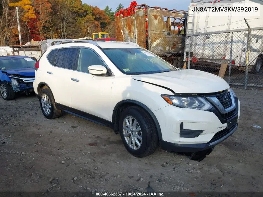 JN8AT2MV3KW392019 2019 Nissan Rogue S/Sv