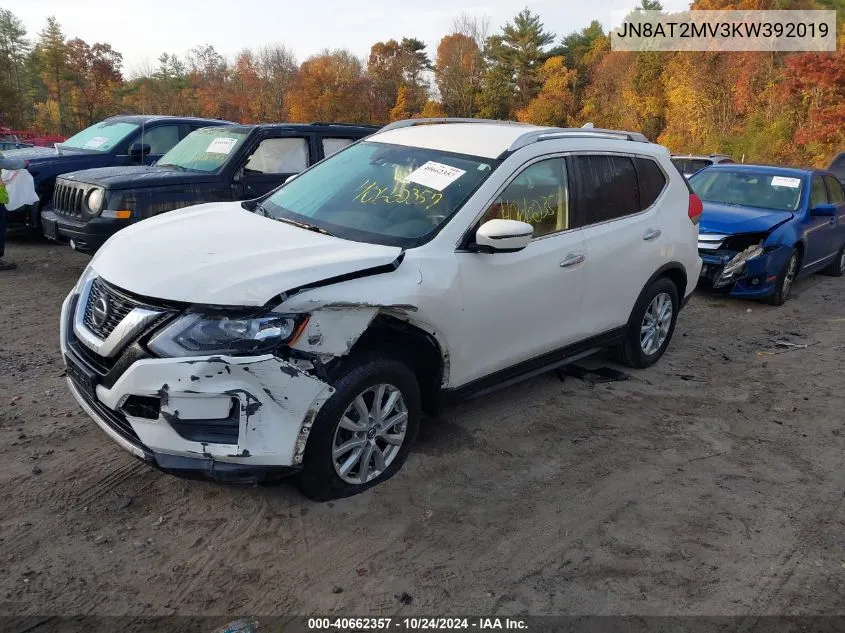 JN8AT2MV3KW392019 2019 Nissan Rogue S/Sv