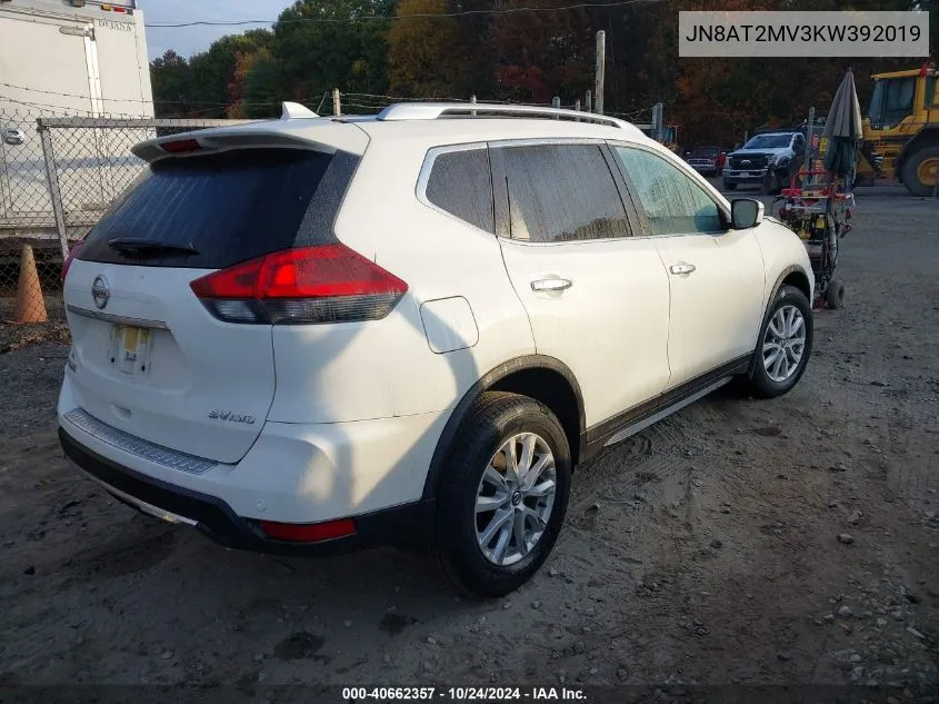 JN8AT2MV3KW392019 2019 Nissan Rogue S/Sv