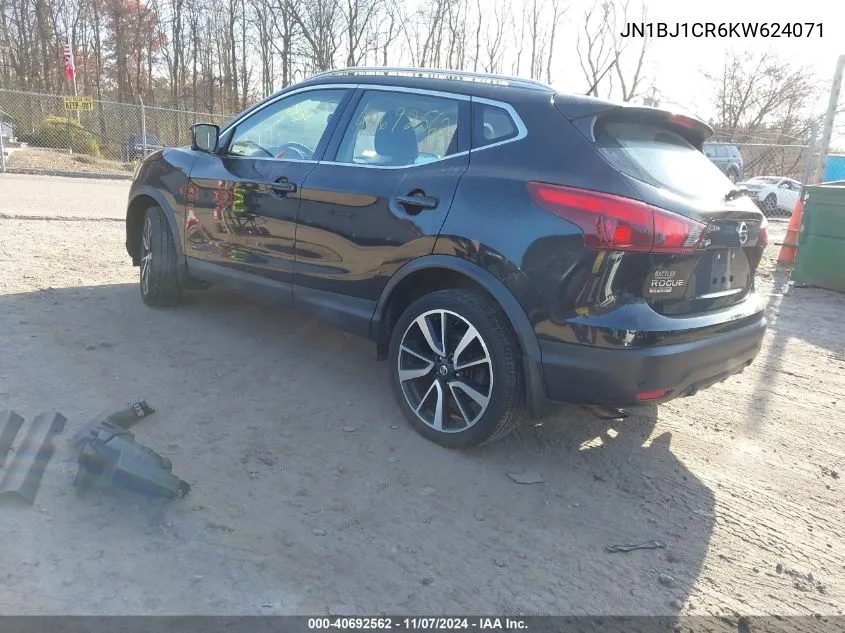 2019 Nissan Rogue Sport Sl VIN: JN1BJ1CR6KW624071 Lot: 40692562