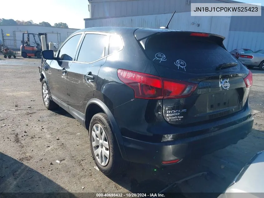 JN1BJ1CP0KW525423 2019 Nissan Rogue Sport S