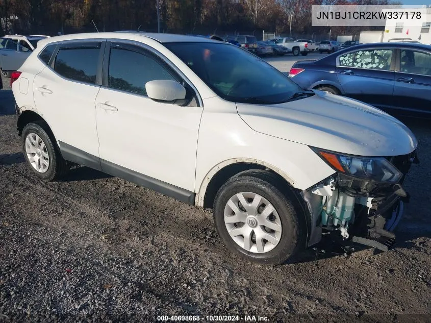 2019 Nissan Rogue Sport S VIN: JN1BJ1CR2KW337178 Lot: 40698668