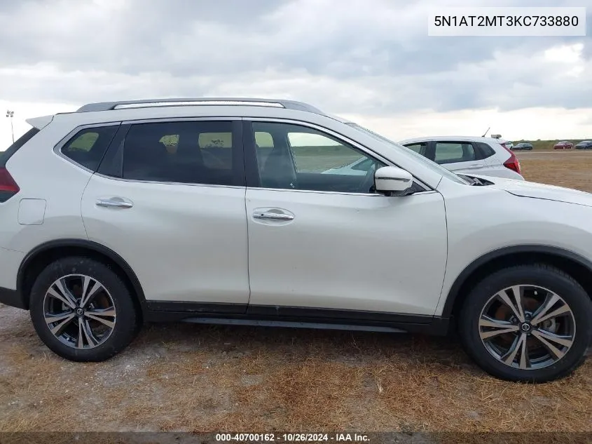 2019 Nissan Rogue Sv VIN: 5N1AT2MT3KC733880 Lot: 40700162