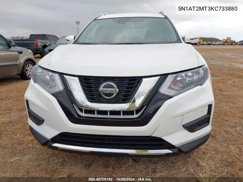 2019 Nissan Rogue Sv VIN: 5N1AT2MT3KC733880 Lot: 40700162