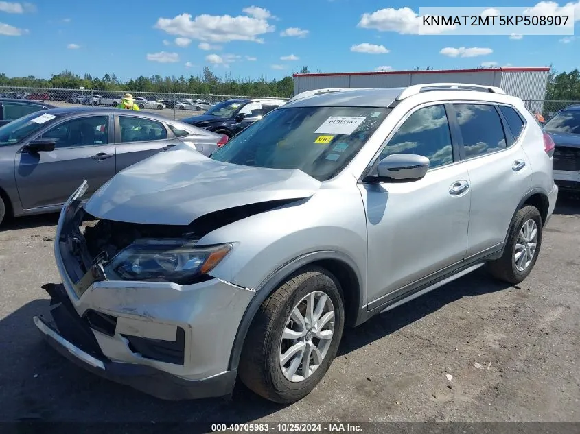 KNMAT2MT5KP508907 2019 Nissan Rogue S/Sv