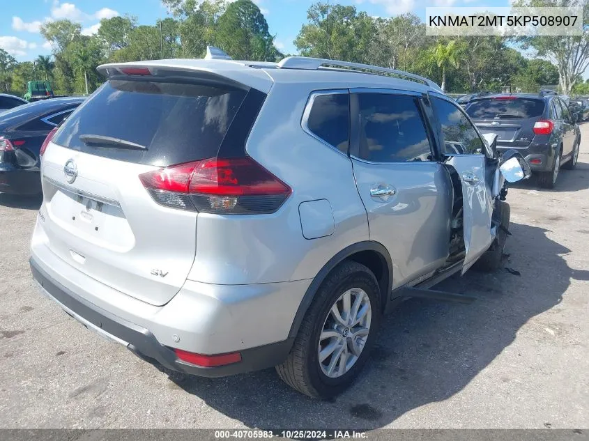 KNMAT2MT5KP508907 2019 Nissan Rogue S/Sv