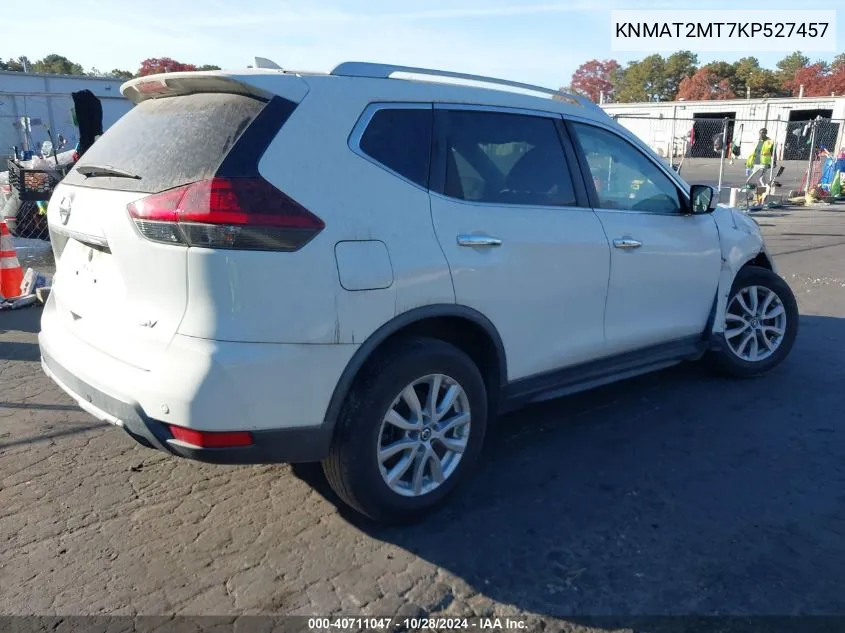 2019 Nissan Rogue Sv VIN: KNMAT2MT7KP527457 Lot: 40711047