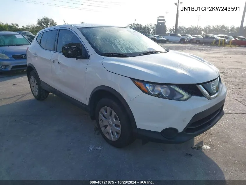 2019 Nissan Rogue Sport S VIN: JN1BJ1CP2KW243591 Lot: 40721075