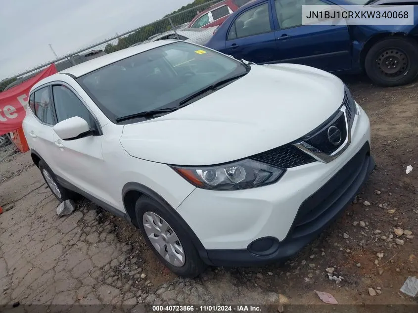 2019 Nissan Rogue Sport S VIN: JN1BJ1CRXKW340068 Lot: 40723866