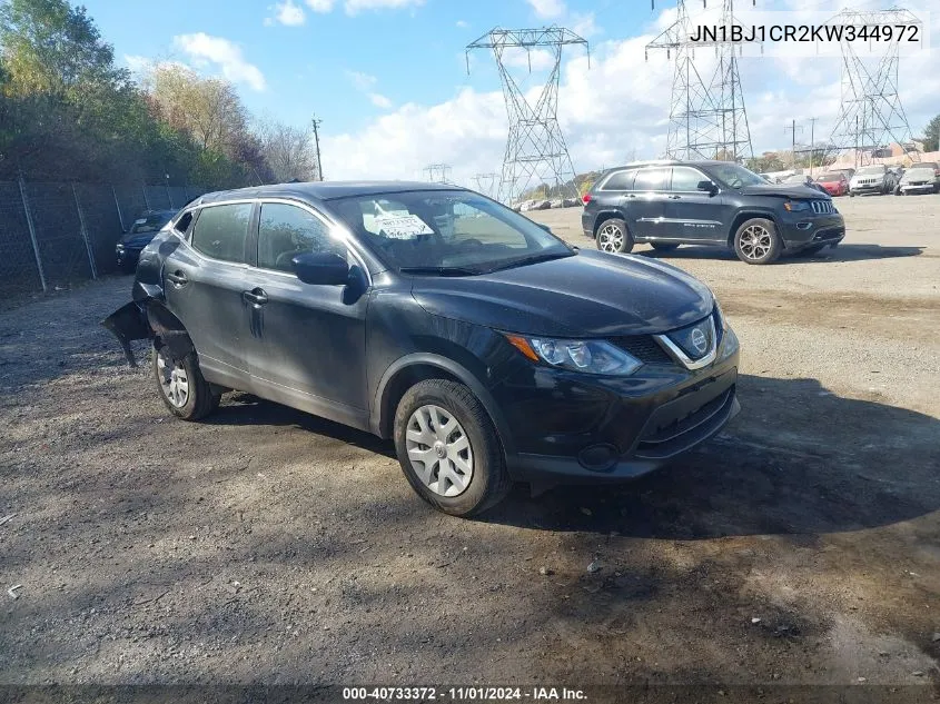 JN1BJ1CR2KW344972 2019 Nissan Rogue Sport S