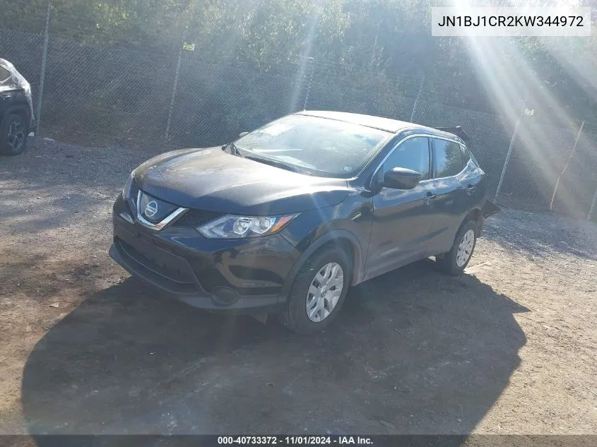 JN1BJ1CR2KW344972 2019 Nissan Rogue Sport S