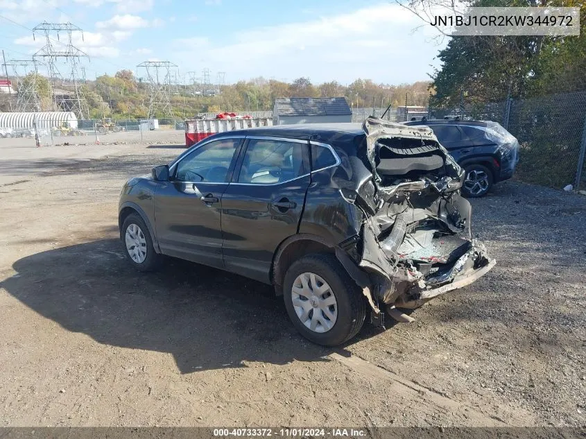 JN1BJ1CR2KW344972 2019 Nissan Rogue Sport S