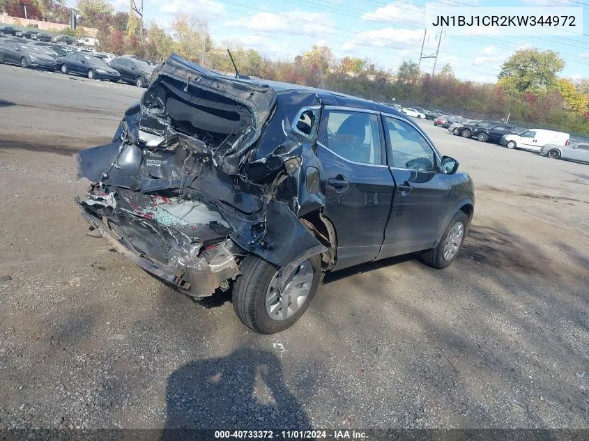 2019 Nissan Rogue Sport S VIN: JN1BJ1CR2KW344972 Lot: 40733372