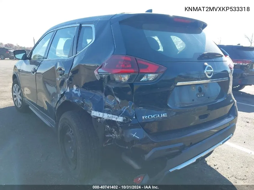 KNMAT2MVXKP533318 2019 Nissan Rogue S