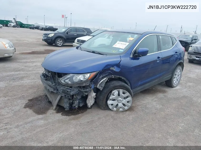 2019 Nissan Rogue Sport S VIN: JN1BJ1CP3KW222720 Lot: 40750368